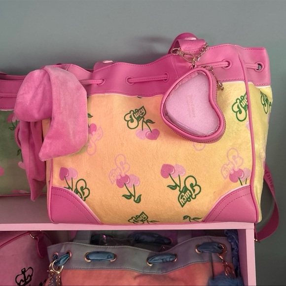 Juicy Couture Handbags - juicy couture yellow retro cherry daydreamer